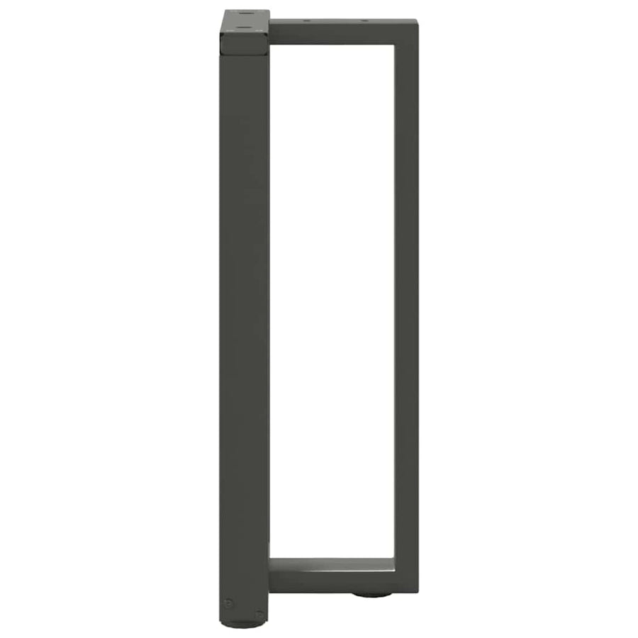 Console tafelpoten 2st T-vormig 20x28x(72-73)cm staal antraciet