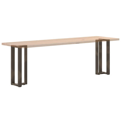 Console Tafelpoten 2 St T-Vormig 38X25X(72-73)Cm Staal Naturel 38 x 25 x (72-73) cm