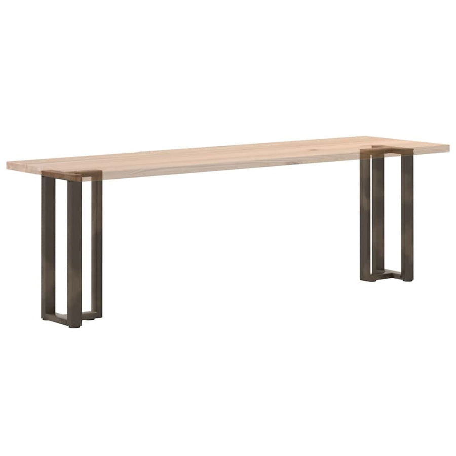 Console Tafelpoten 2 St T-Vormig 38X25X(72-73)Cm Staal Naturel 38 x 25 x (72-73) cm
