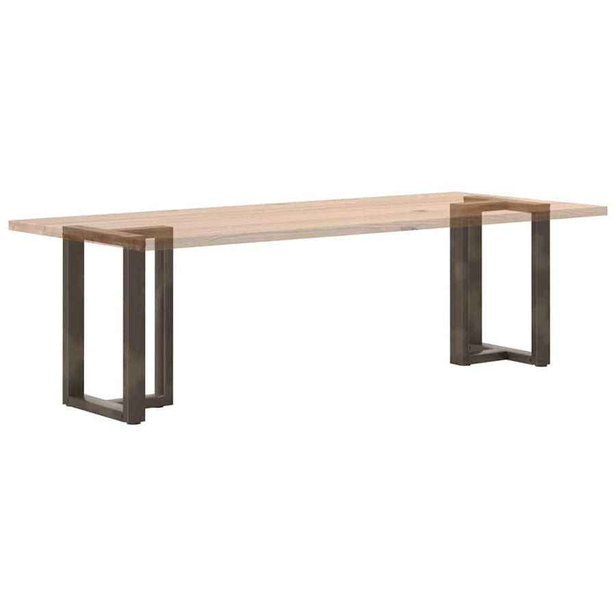 Eettafelpoten 2 St T-Vormig 60X35X(72-73) Cm Staal Naturel Antraciet