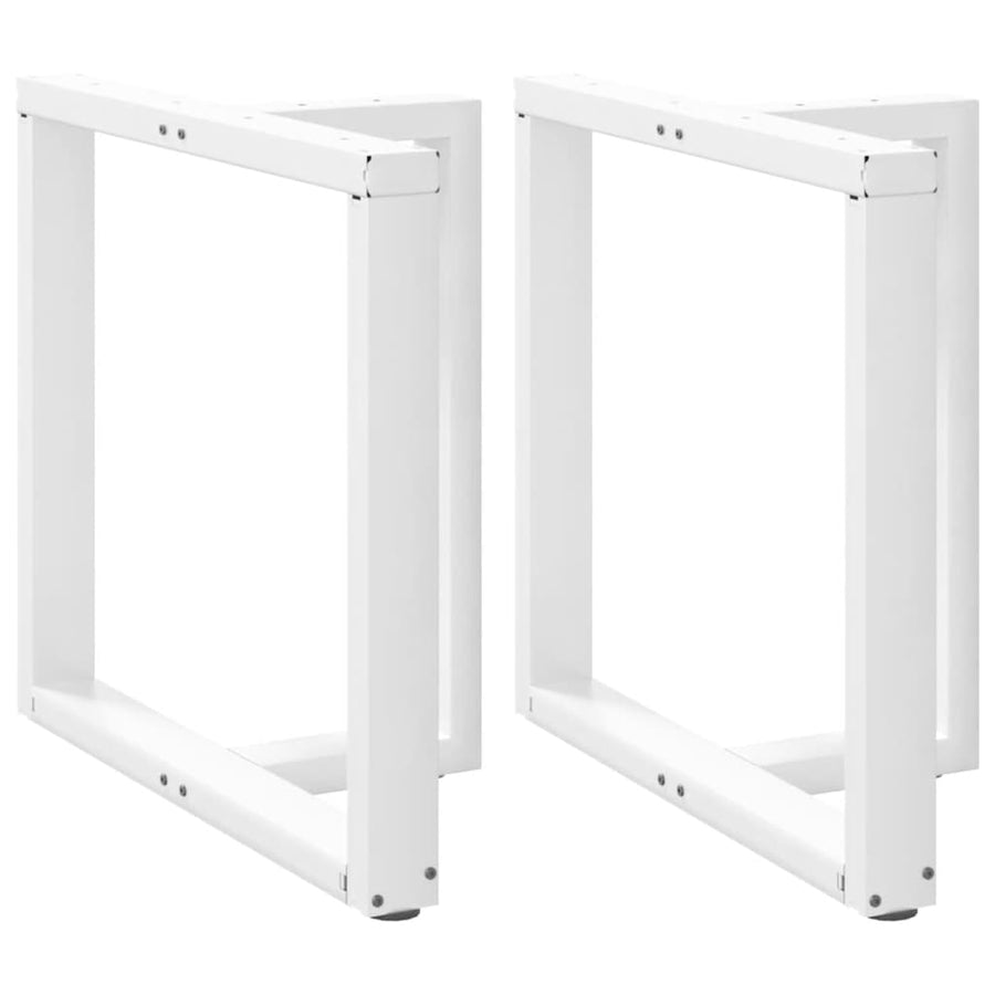 Eettafelpoten T-Vormig Staal Wit 70 x 35 x (72-73) cm