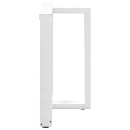 Eettafelpoten T-Vormig Staal Wit 80 x 35 x (72-73) cm