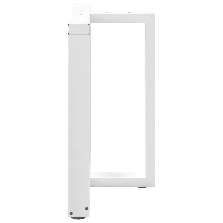 Eettafelpoten T-Vormig Staal Wit 80 x 35 x (72-73) cm