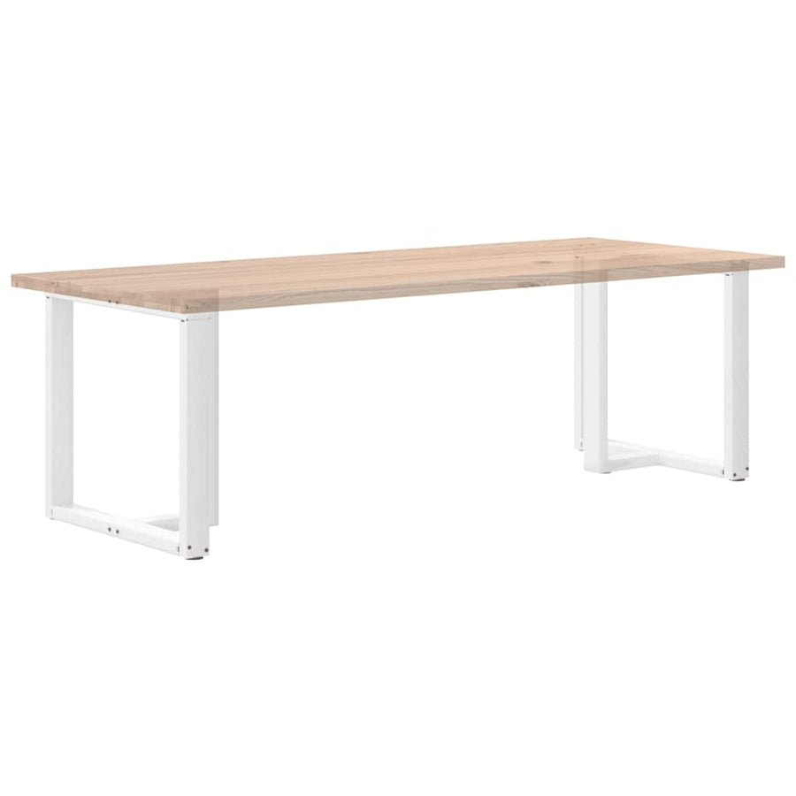Eettafelpoten T-Vormig Staal Wit 80 x 35 x (72-73) cm