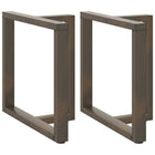 Eettafelpoten 2 st T-vormig 80x35x72-73 cm staal