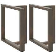 Eettafelpoten 2 st T-vormig 80x35x72-73 cm staal