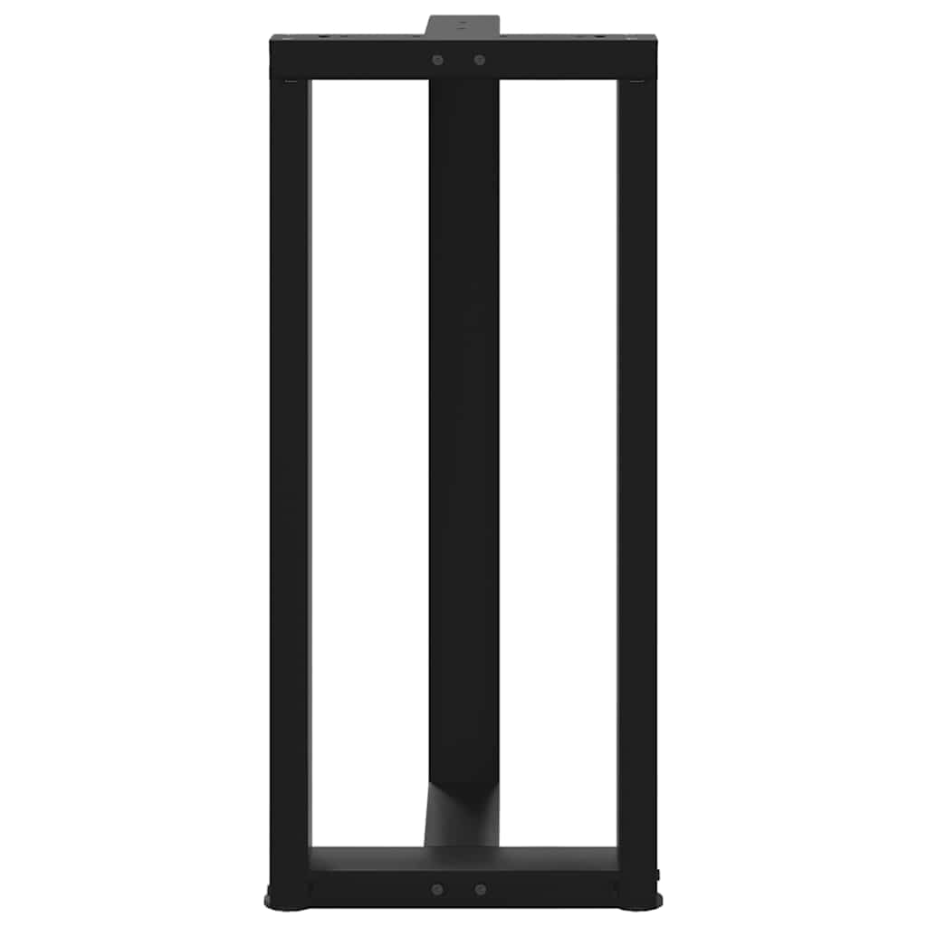 Bartafelpoten 2 st T-vormig 40x35x(91-92) cm staal zwart