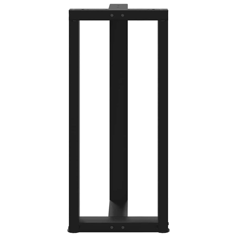 Bartafelpoten 2 st T-vormig 40x35x(91-92) cm staal zwart