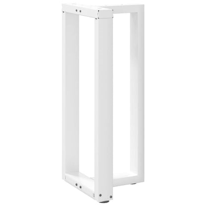 Bartafelpoten 2 st T-vormig 50x35x(91-92) cm staal wit