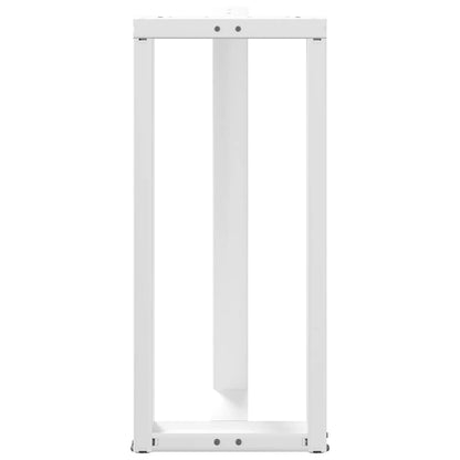 Bartafelpoten 2 st T-vormig 50x35x(91-92) cm staal wit