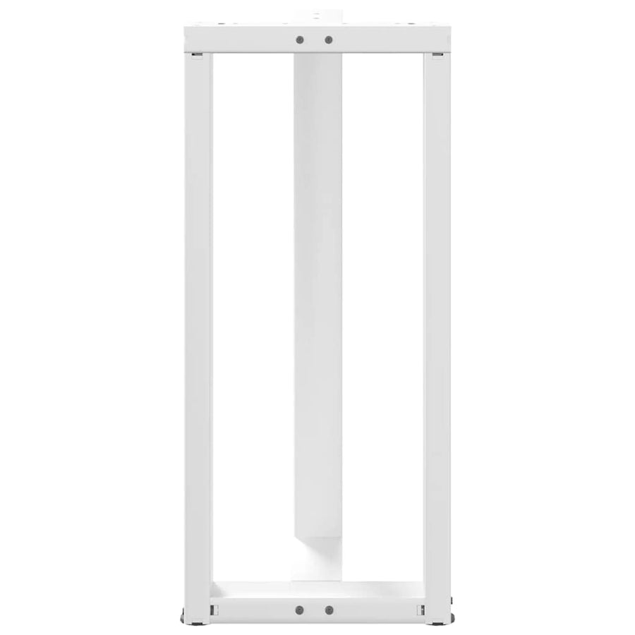 Bartafelpoten 2 st T-vormig 50x35x(91-92) cm staal wit