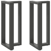 Bar table legs 2 pcs T-shaped 50x35x(90-91) cm steel anthracite