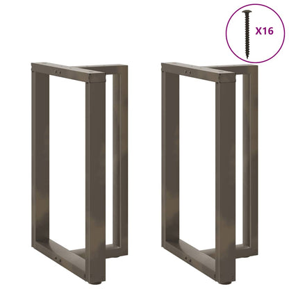 Bartafelpoten T-Vormig Staal Naturel 60 x 35 x (90-91) cm