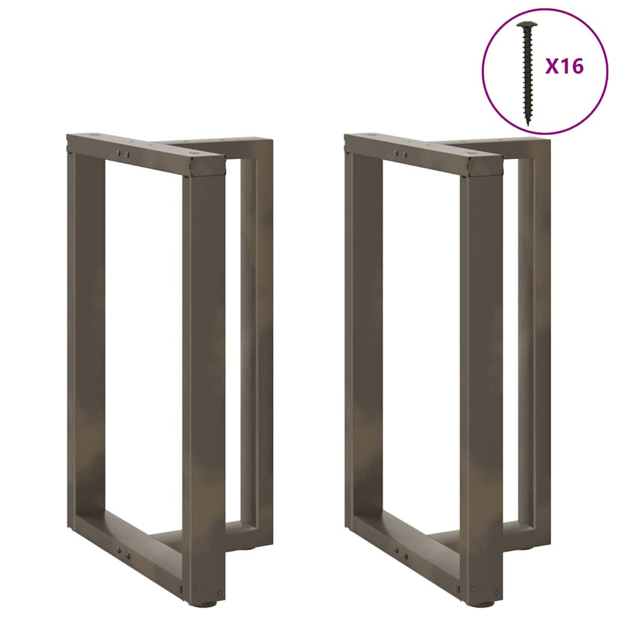 Bartafelpoten T-Vormig Staal Naturel 60 x 35 x (90-91) cm