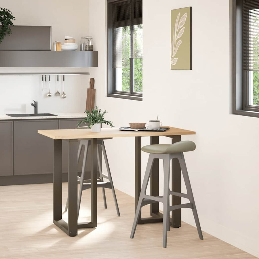 Bartafelpoten T-Vormig Staal Naturel 60 x 35 x (90-91) cm