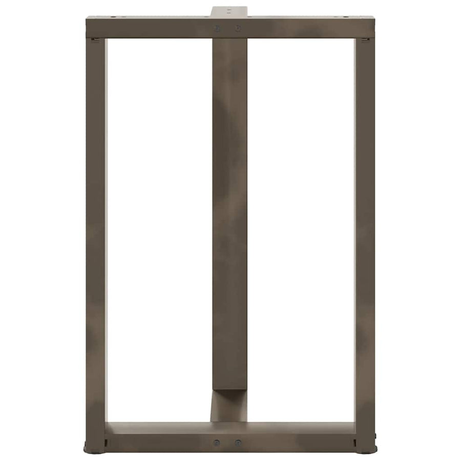 Bartafelpoten T-Vormig Staal Naturel 60 x 35 x (90-91) cm