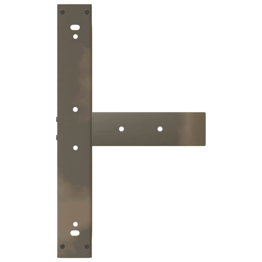 Bartafelpoten T-Vormig Staal Naturel 60 x 35 x (90-91) cm