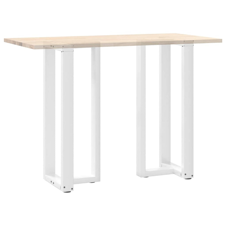 Bartafelpoten 2 st T-vormig 40x35x(101-102) cm staal wit