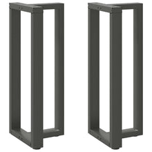 Bartafelpoten 2 st T-vormig 40x35x(101-102) cm staal antraciet