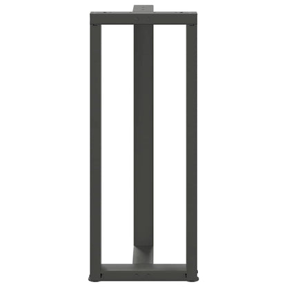 Bartafelpoten 2 st T-vormig 40x35x(101-102) cm staal antraciet