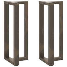Bartafelpoten T-Vormig Staal Naturel 40 x 35 x (100-101) cm