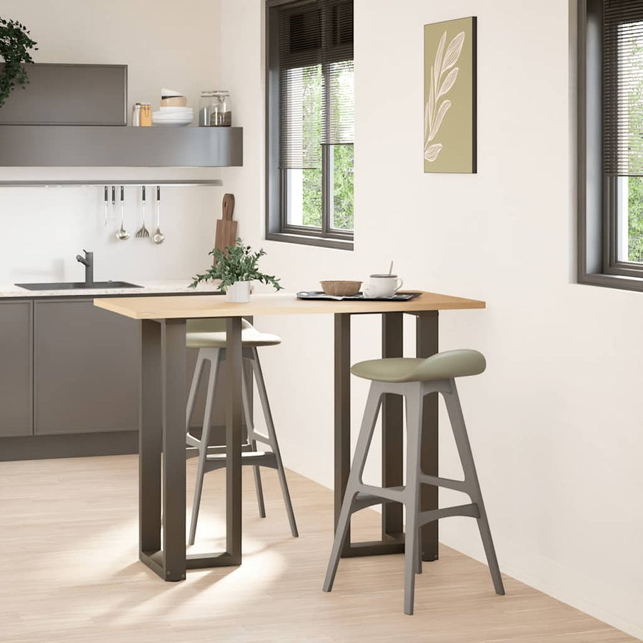 Bartafelpoten T-Vormig Staal Naturel 40 x 35 x (100-101) cm