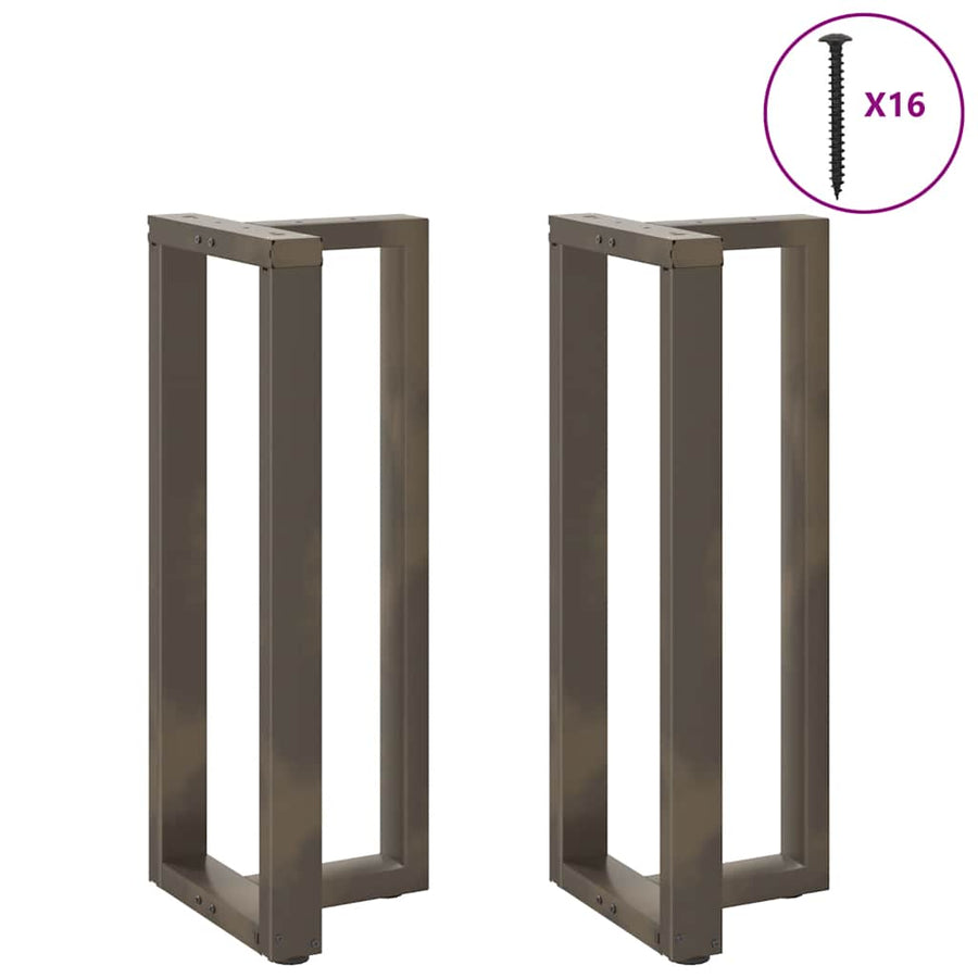 Bartafelpoten T-Vormig Staal Naturel 40 x 35 x (100-101) cm