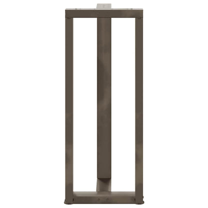 Bartafelpoten T-Vormig Staal Naturel 40 x 35 x (100-101) cm