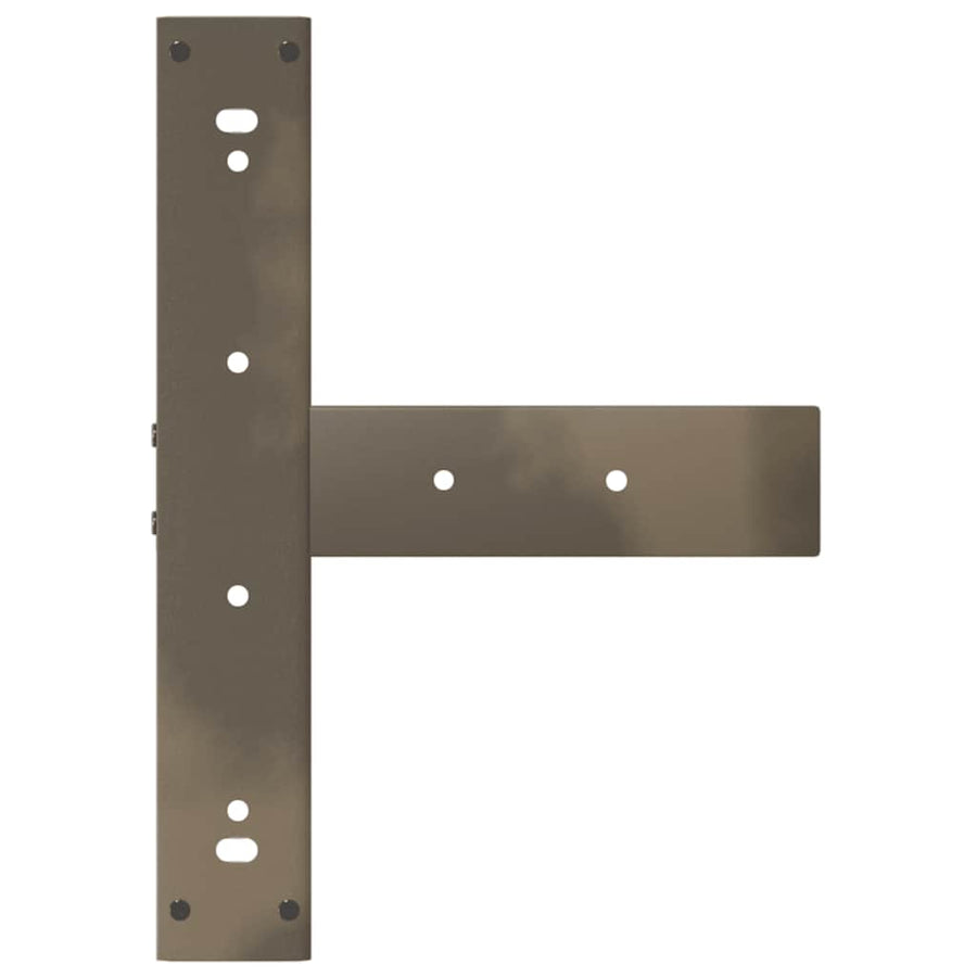 Bartafelpoten T-Vormig Staal Naturel 40 x 35 x (100-101) cm
