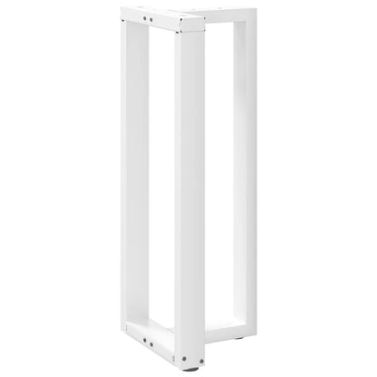Bartafelpoten 2 st T-vormig 50x35x(101-102) cm staal wit