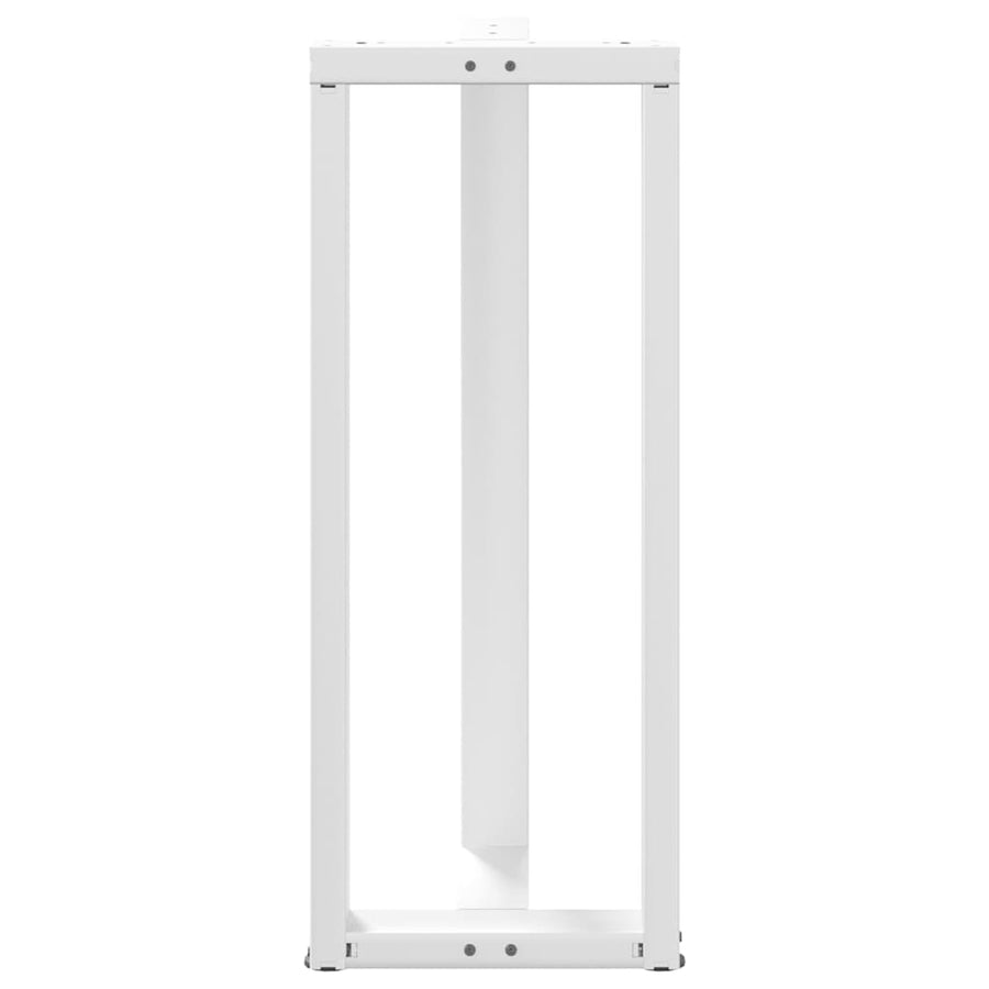 Bartafelpoten 2 st T-vormig 50x35x(101-102) cm staal wit
