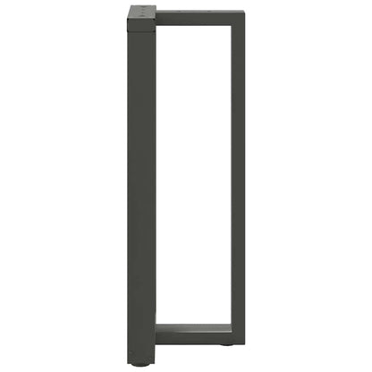 Bartafelpoten 2 st T-vormig 50x35x(101-102) cm staal antraciet