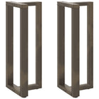 Bar table legs 2 pcs T-shaped 50x35x(100-101) cm natural steel