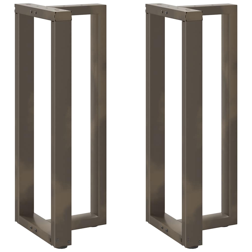 Bartafelpoten 2 st T-vormig 50x35x(100-101) cm staal naturel