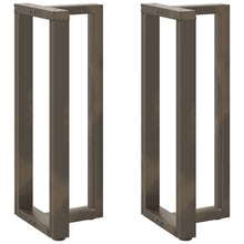 Bartafelpoten 2 st T-vormig 50x35x(100-101) cm staal naturel