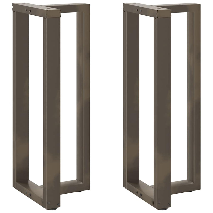 Bartafelpoten 2 st T-vormig 50x35x(100-101) cm staal naturel