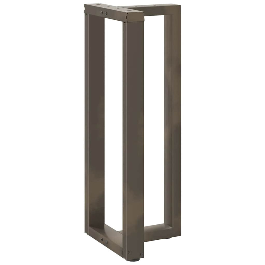 Bartafelpoten 2 st T-vormig 50x35x(100-101) cm staal naturel