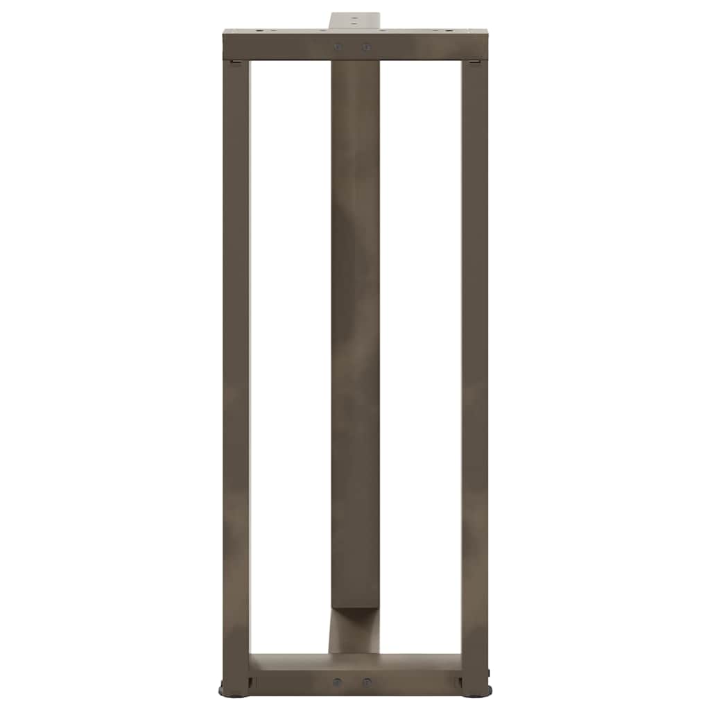 Bartafelpoten 2 st T-vormig 50x35x(100-101) cm staal naturel