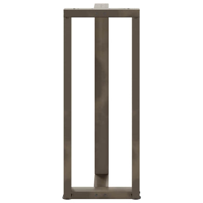 Bartafelpoten 2 st T-vormig 50x35x(100-101) cm staal naturel