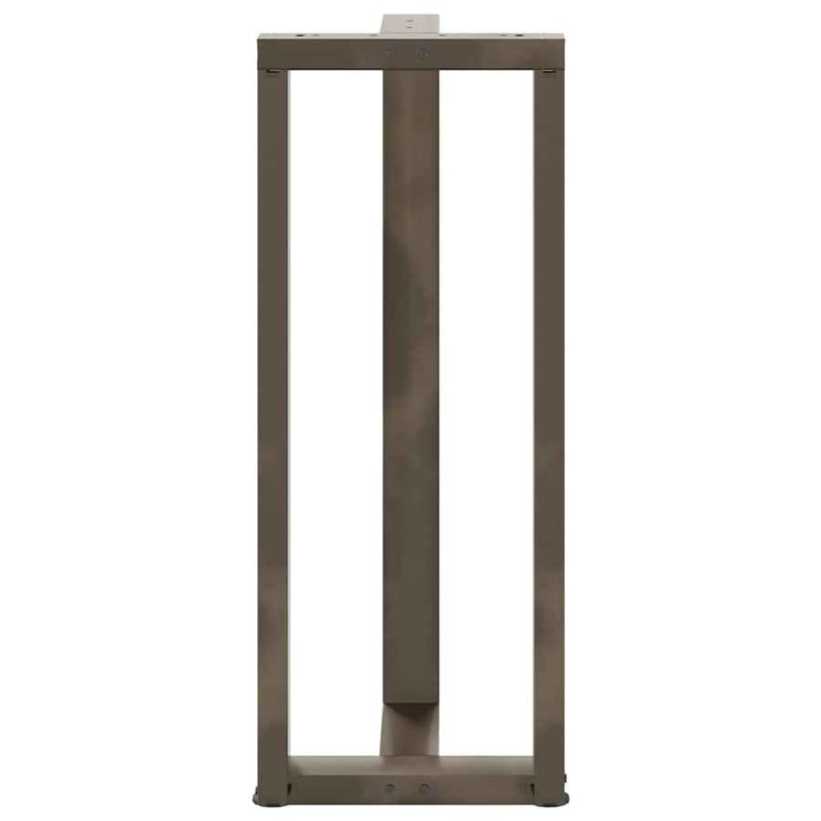 Bartafelpoten 2 st T-vormig 50x35x(100-101) cm staal naturel