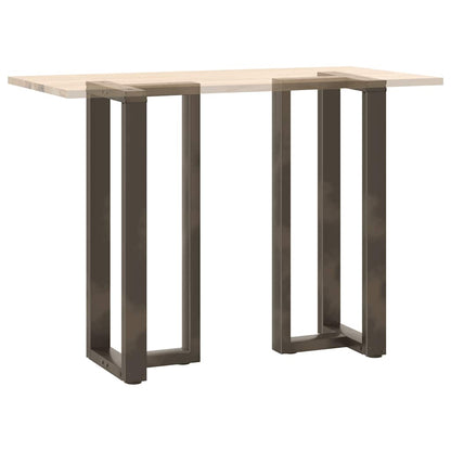 Bartafelpoten 2 st T-vormig 50x35x(100-101) cm staal naturel