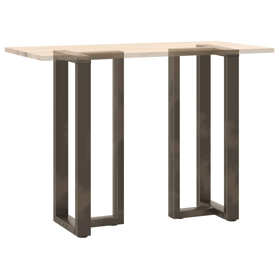 Bartafelpoten 2 st T-vormig 50x35x(100-101) cm staal naturel