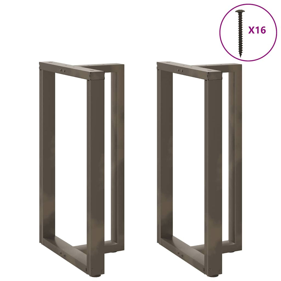 Bartafelpoten T-Vormig Staal Naturel 60 x 35 x (100-101) cm