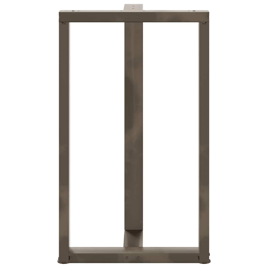 Bartafelpoten T-Vormig Staal Naturel 60 x 35 x (100-101) cm