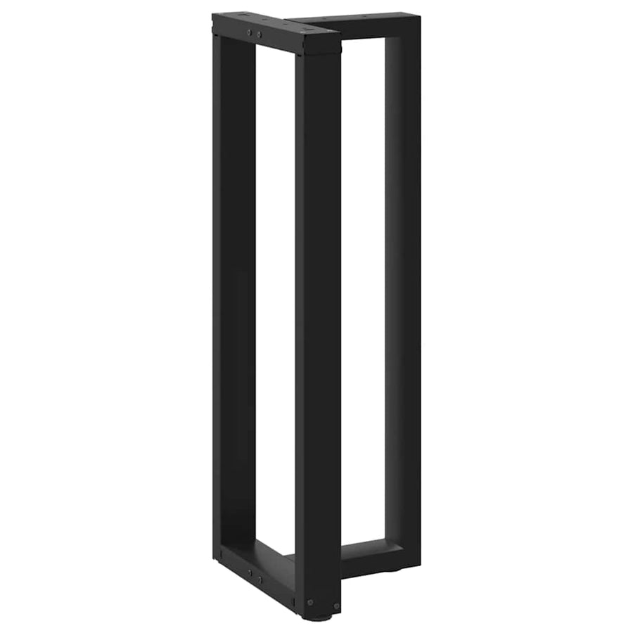 Bartafelpoten 2 st T-vormig 40x35x(111-112) cm staal zwart