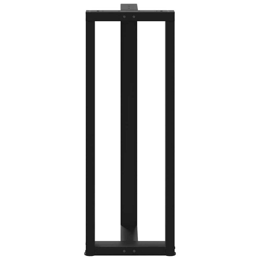 Bartafelpoten 2 st T-vormig 40x35x(111-112) cm staal zwart