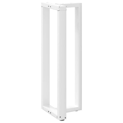 Bartafelpoten 2 st T-vormig 40x35x(111-112) cm staal wit