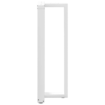 Bartafelpoten 2 st T-vormig 40x35x(111-112) cm staal wit