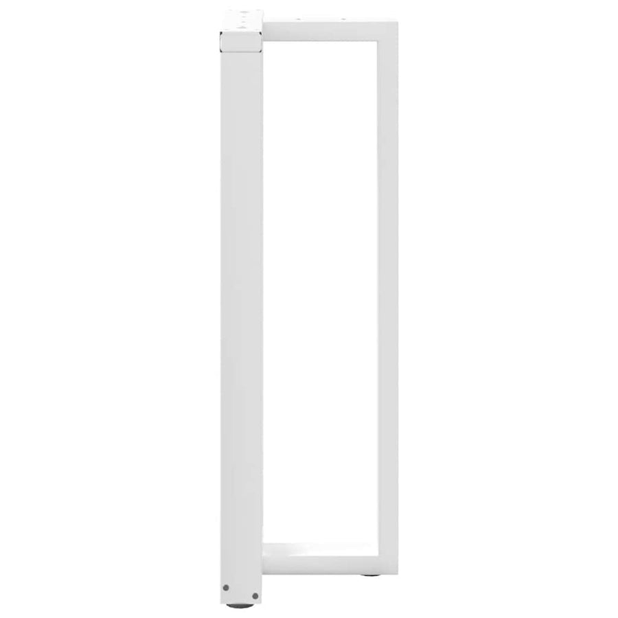 Bartafelpoten 2 st T-vormig 40x35x(111-112) cm staal wit