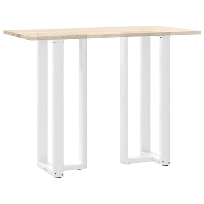 Bartafelpoten 2 st T-vormig 40x35x(111-112) cm staal wit